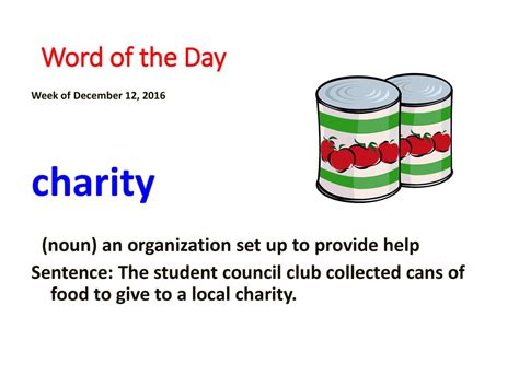 charity is which noun|charity .